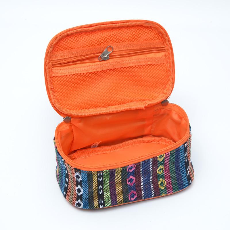 

Водонепроницаемая сумка для хранения с этническим принтом, компактный органайзер, дорожная косметичка, кухонный органайзер для специй, портативная ручка для переноски