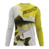 Fishing Series 3D Digital Printed Men's Street Trendy Round Neck Long Sleeve T-shirt
