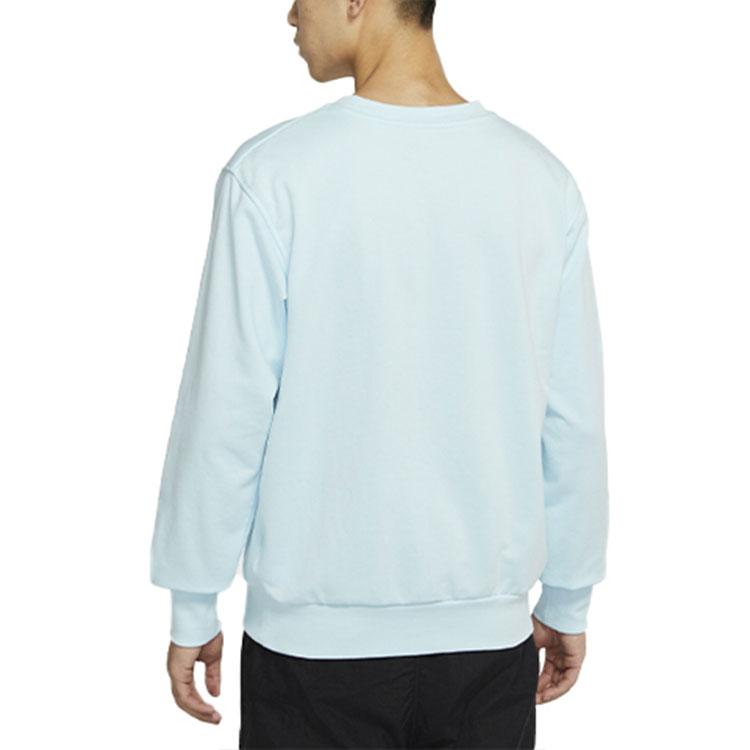 Nike Sweatshirts Men's Glacier Blue Crew Neck Moderate Regular CK6359-476