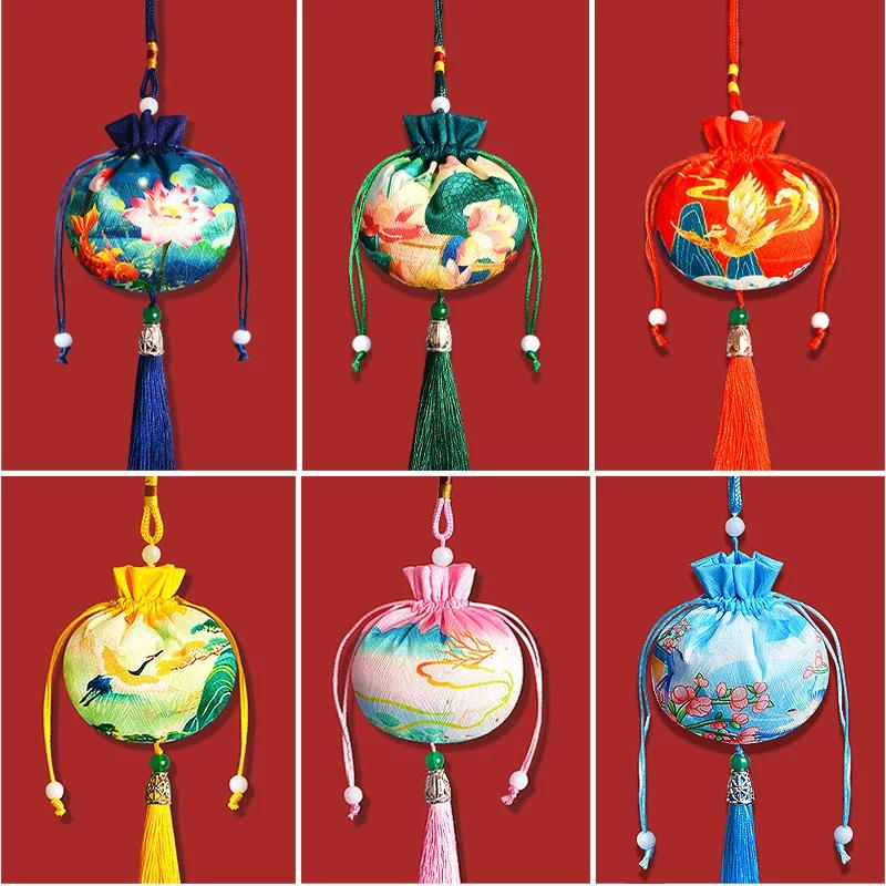 Dragon Boat Festival DIY Handmade Sachet Material Kit New Chinese Style Panda Mugwort Mosquito-Repelling Spice Sachet Finished Hanging Ornament