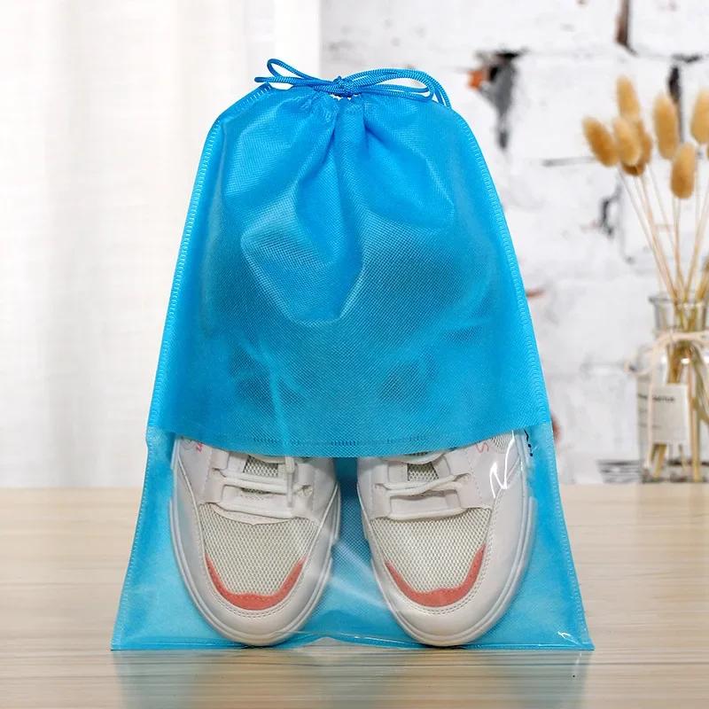 20 Stück Reise-Schuhtaschen Staubdichte Kordelzug-Aufbewahrungstaschen Vliesstoff-Beutel Schuh-Organizer Reise-Schuhbeutel-Organizer Tragbar