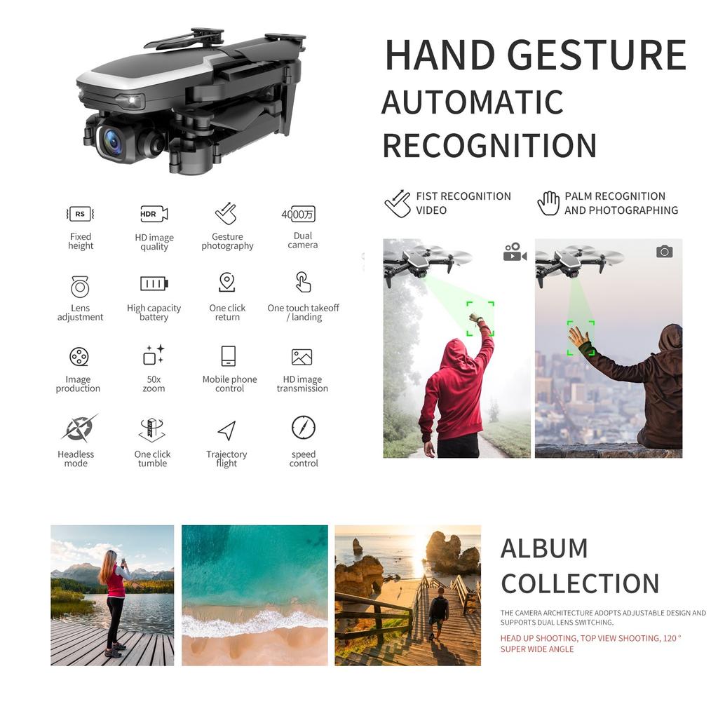 S171 Pro FPV Mini faltbare Drohne 4K HD Einzelkamera Wifi 2,4G RC Quadcopter