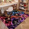 Demon Slayer Print Rug, Washable Floor Carpet, For Entryway Dorm Laundry Room Office Study, Home Decor Birthday Christmas Gift