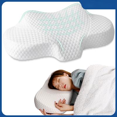 Orthopedic Cervical Memory Foam Pillow For Neck Pain Relief Adjustable Pillow For Sleeping Pillow with Washable Cover