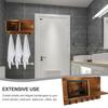 Sundries Organizer Storage Shelf Wooden Wall Hanging Shelf Storage Hook Rack  Entryway
