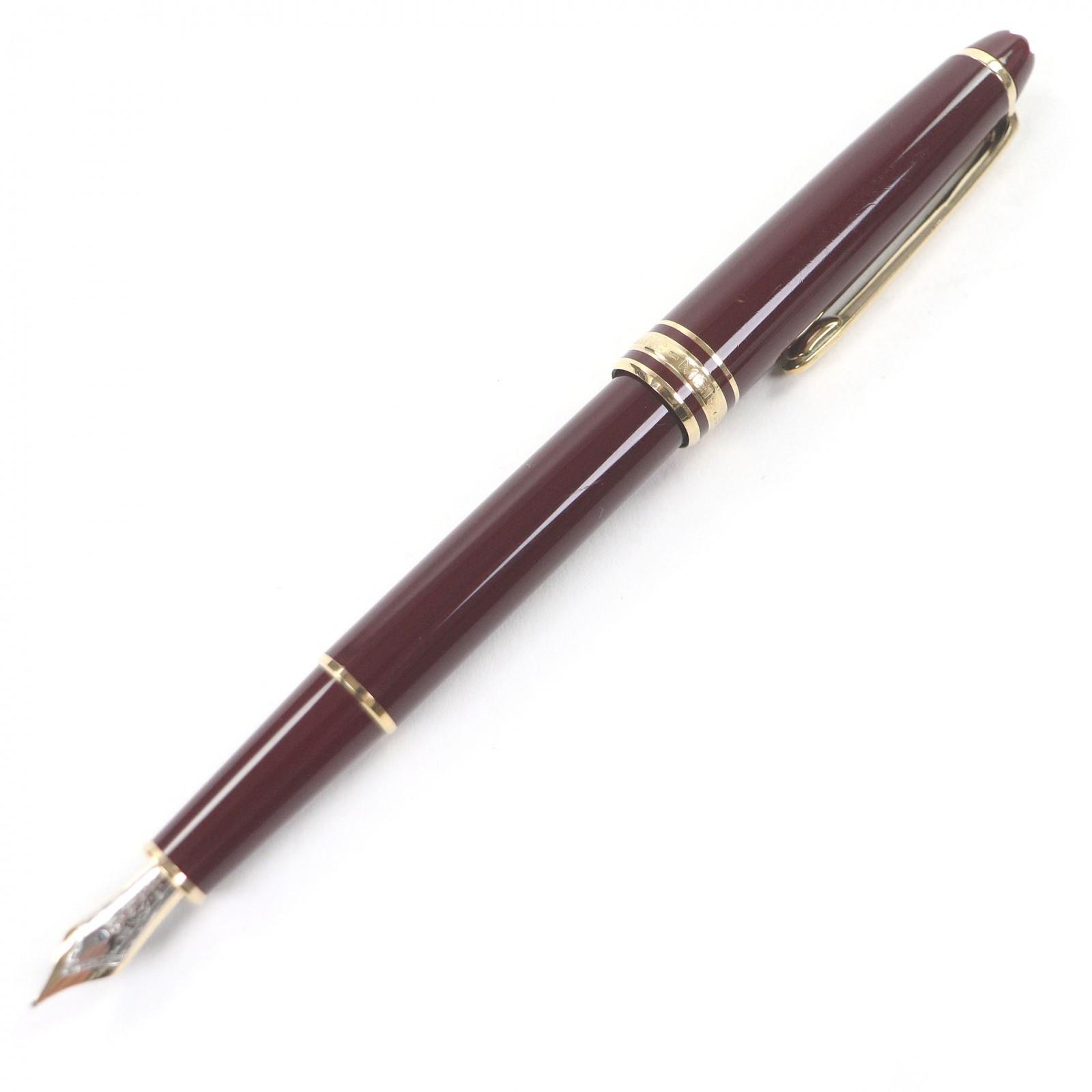 Очень хорошая перьевая ручка MONTBLANC Meisterstück Classic Бордовая 14K Б/у