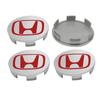 58/62/69mm Auto Reifen Rad Mittelkappe Emblem Aufkleber Auto Zubehör Für Honda Civic Fit Jazz Accord Pilot Stepwgn CRV BRV