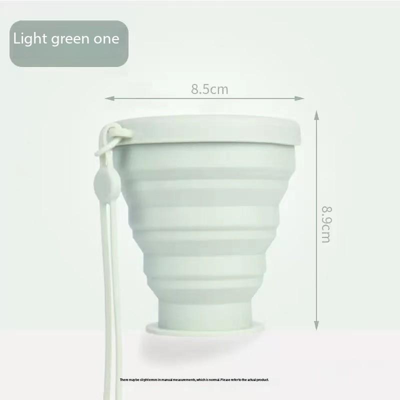 

Silicone folding cup, BPA-free portable collapsible travel cup, ideal for picnics, camping, and outdoor hiking