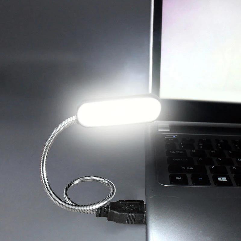 1pcs USB Flexible Reading Lamp Book Light,, Desktop Small Table Lamp, Portable Small Night Light for Room Decor Reading Light