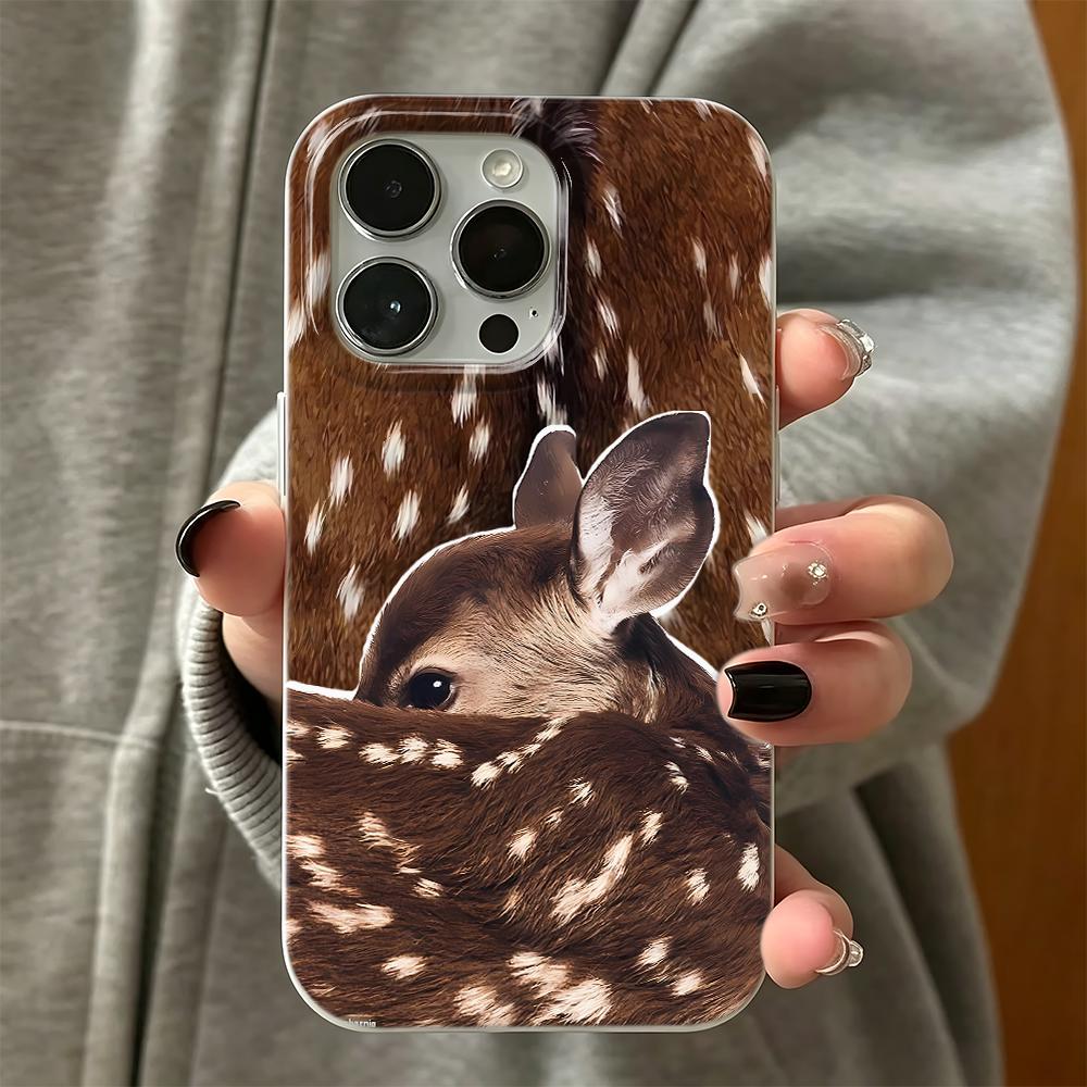 Beautiful Elk High-Quality Deer Pattern Phone Case For Iphone 17Air  14 Pro Max 13 11 12 17 16 15 Soft Cases Shockproof Coque