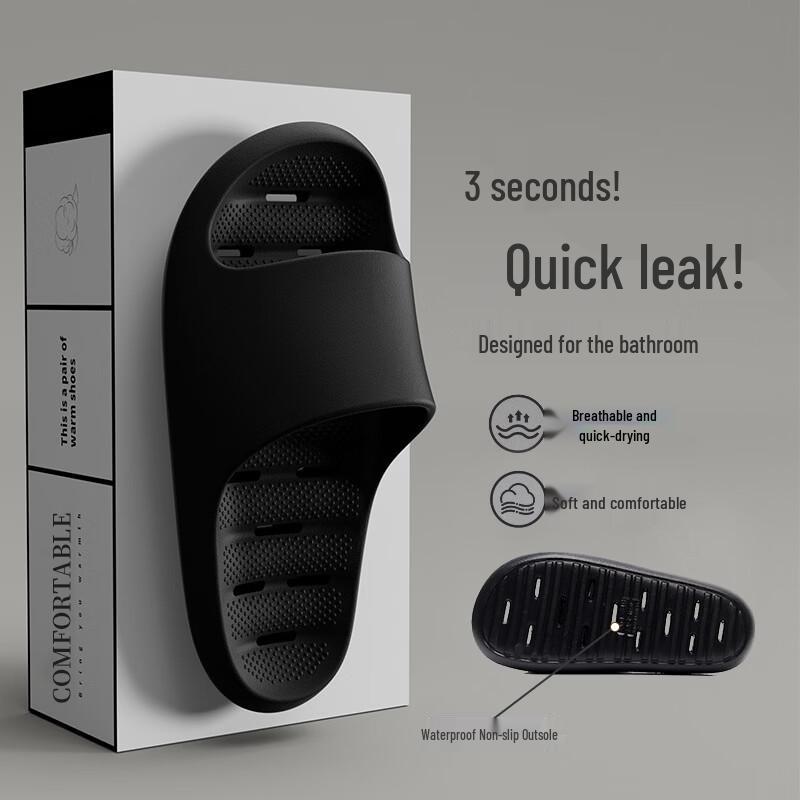 XGGC Couple s Quick-Dry Anti-Slip EVA Bathroom Slippers 40-41