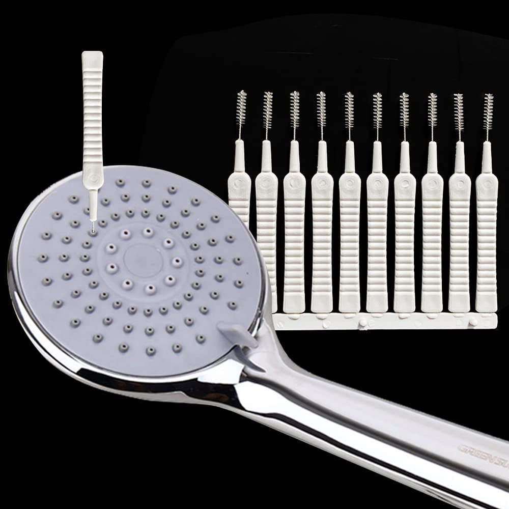 Buy 10Pcs/Set Shower Head Cleaning Brush White Small Brush Pore Gap