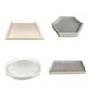 Irregular Saucer Shape Mould Square Cups Tray Casting Mould Durable Resin Molds for Unique Ornaments Silicone Molds