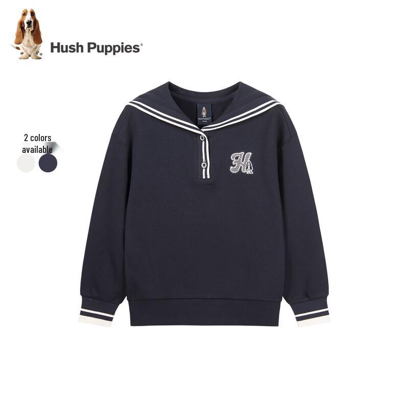 Hush Puppies Girls' Sweet Sailor Collar Pullover Sweatshirt