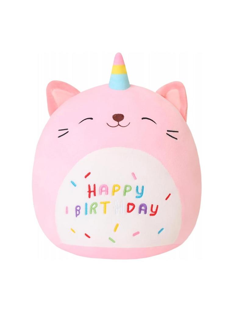 Cat Birthday Squishmallows Cow Unicorn Plush Toy Cute Doll Cartoon Kids Gift