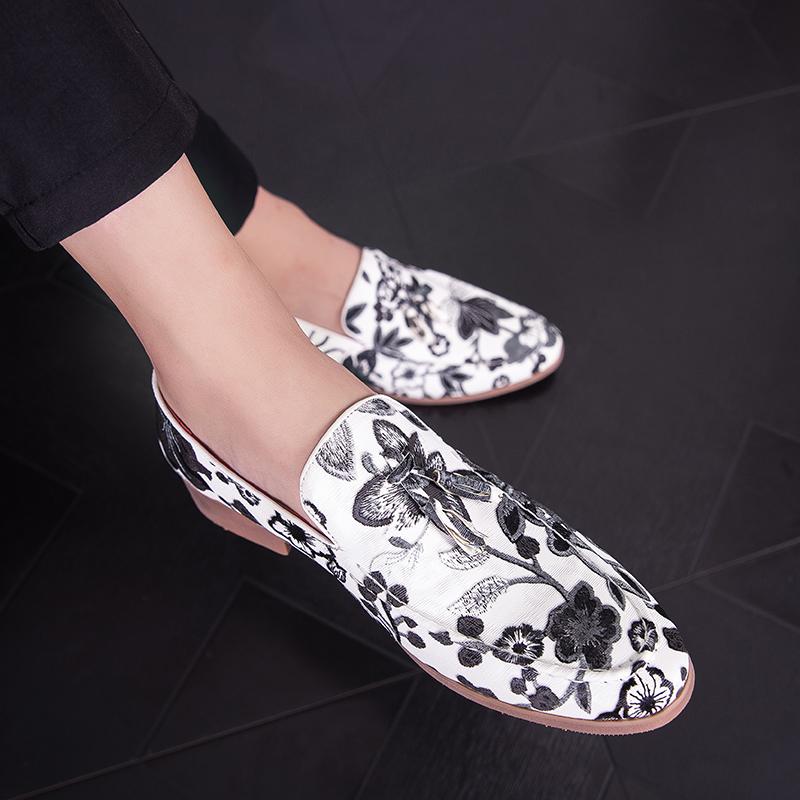 Módní Značka Módní Pohodlné Svatba Noční Klub Šaty Boty Pánské Velká Velikost Ležérní Pánské Luxusní Business Kancelář Lakovaná Kůže Mokasíny