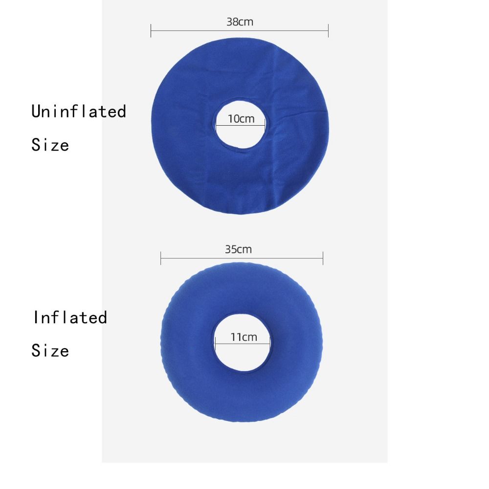 Postpartum Cushion Inflatable Piles Ring Cushion Donut Pillow Vinyl Rubber Seat Medical Hemorrhoid Pad Ring Cushion
