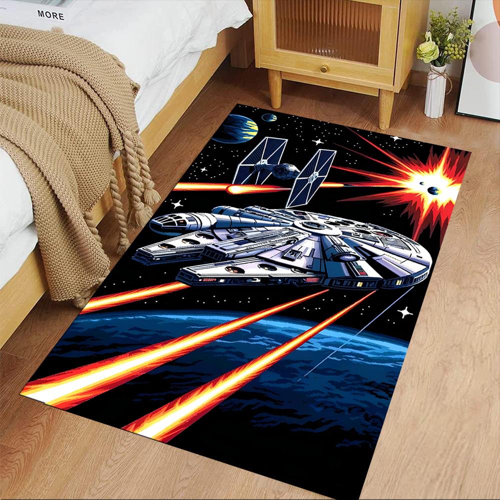 Star Wars Floor Mat Perfect for Study Room Entryway Outdoor Hallway Antislip Carpet Decorate Offices Gift for Festivals