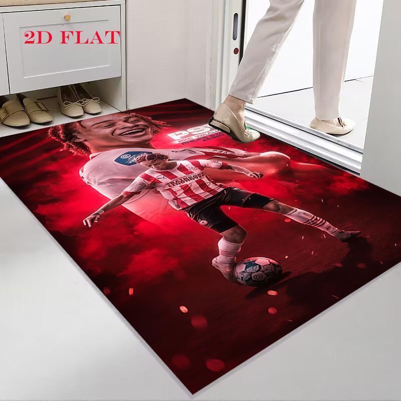 PSV Eindhoven Carpet Rug for Living Room Bedroom Home Sofa Decoration,Kids Play Nonslip Floor Mat