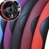 Leather Car Steering-wheel Cover 37CM-38CM Car-styling Interior Accessories Sport Auto Steering Wheel Covers Anti-Slip Universal
