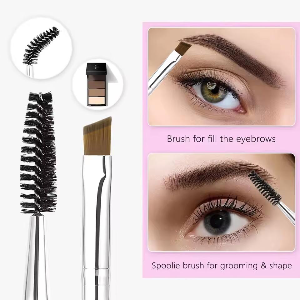 5pcs Eyelash Curler Set Lash Mascara Brush with Eyelash Extension Tweezers Clips Replacement Pads Cosmetics Makeup Tools