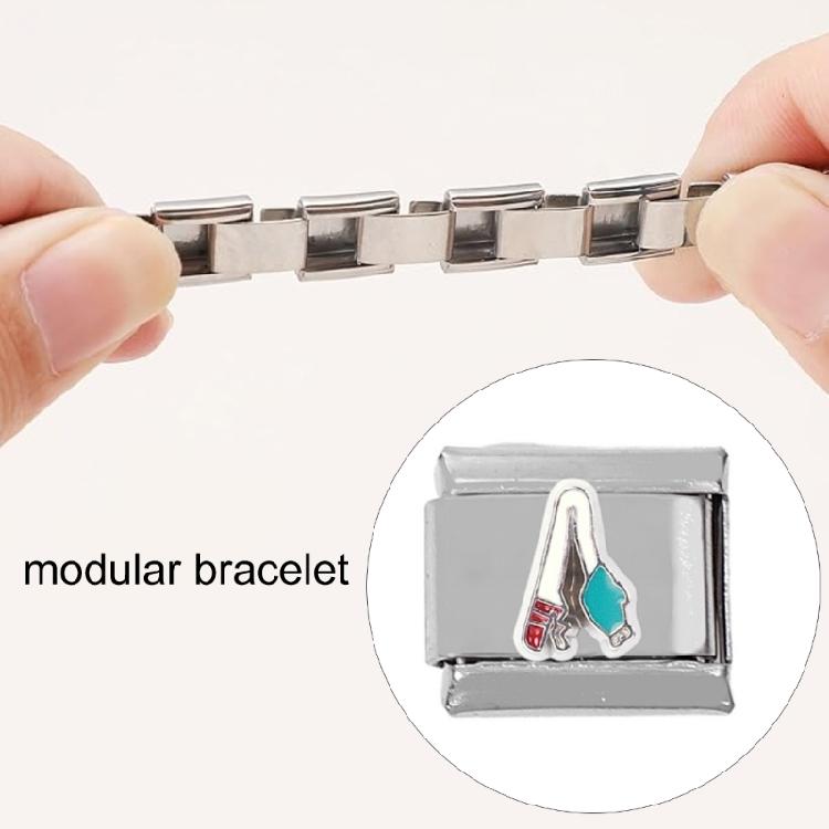 Fashionable Square Jewelry Link Accessory for Stainless Steel Bracelet Making