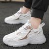 2026 Spring New Men's Thick Soled Mesh Breathable Casual Shoes Comfortable Fashi Versatile Sport Shoes Low Top Chunky sneakers