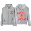 Shakira Las Mujeres Ya No Lloran Album  Tour Print Zipper Hoodie Men Women High Quality Long-sleeved Casual Zip Up Jacket
