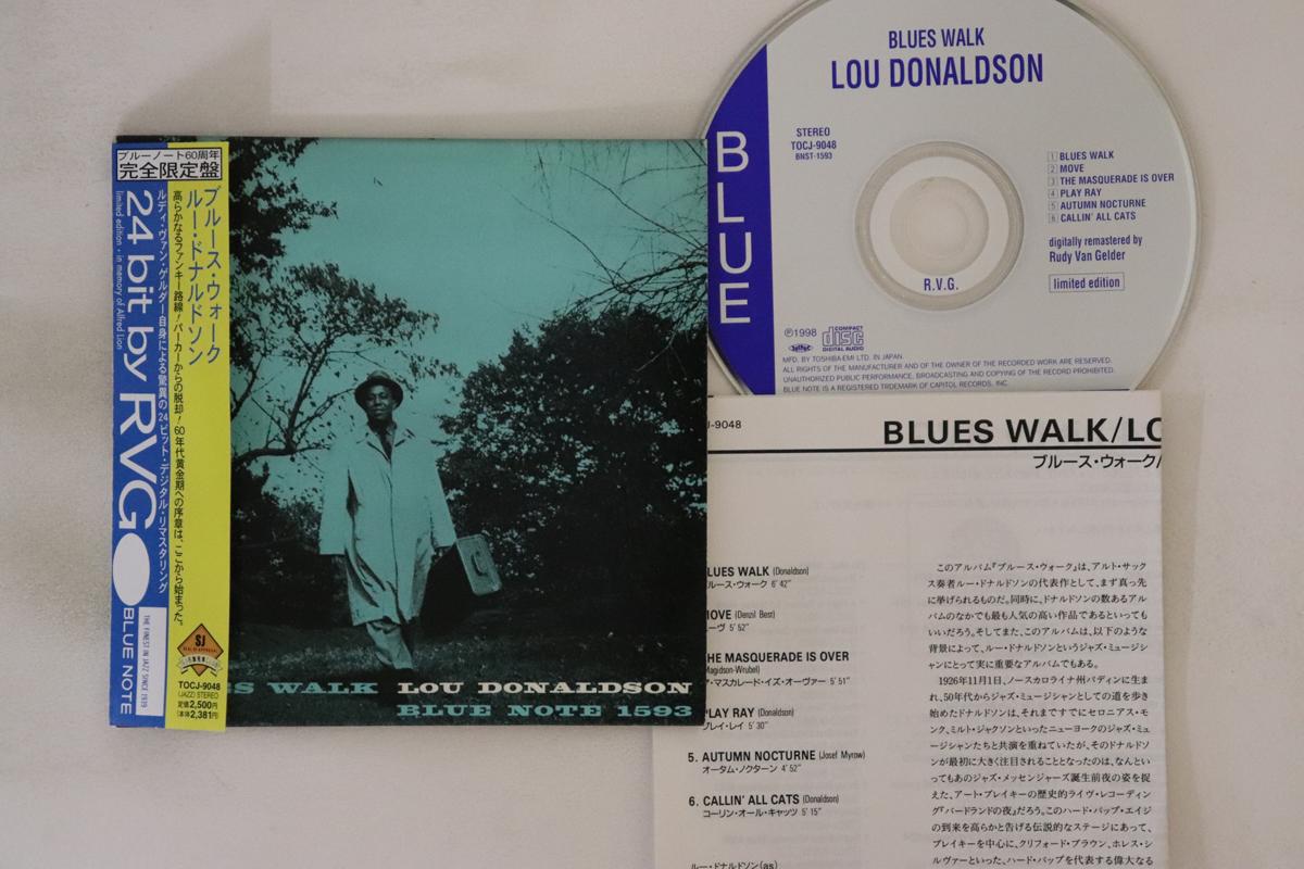 

CD LOU DONALDSON - Blues Walk TOCJ9048 BLUE NOTE 1998 Japan Obi Jazz Used