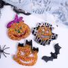 Devil Pumpkin Pendant Silicone Mold DIY Epoxy Resin Casting Molds Plaster Epoxy Resin Keychain Tag Jewelry Craft Gifts Making