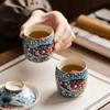 Chinese Retro Dragon Fish Ceramic Tea Cup Creative Master Cup Ceramic Kung Fu Tea Set Single Cup Teacup Household Drinkware New