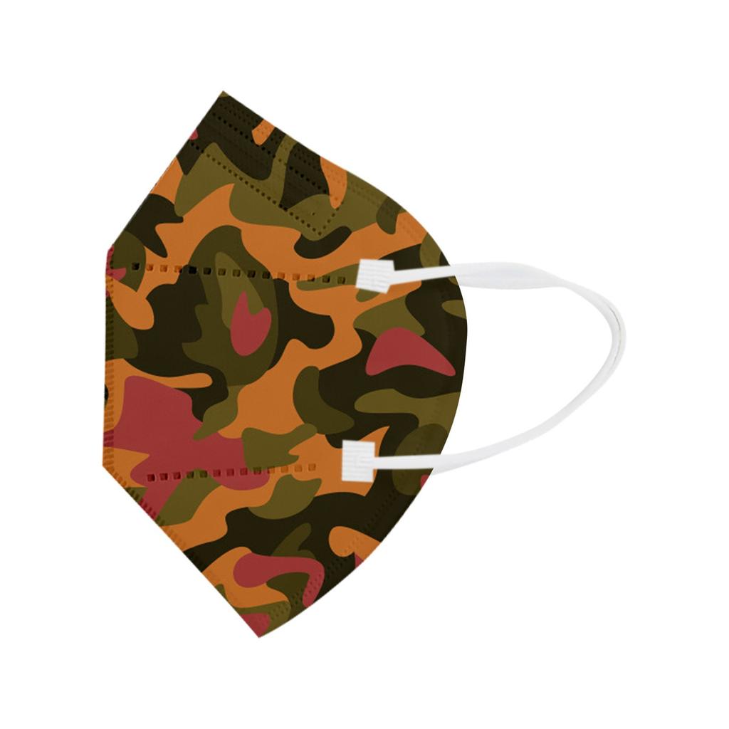 50PC Children Printed 5-Layer Mask Dust-Proof Windproof Mist Pollution Filter