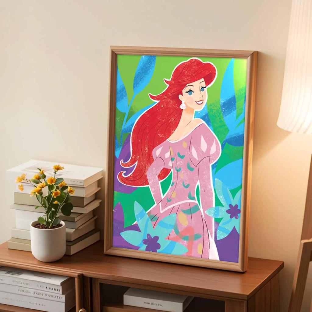 Full Round Diamond Painting Lovely Woman Art Rhinestone Picture Mosaic DIY 5D Cross Stitch Embroidery Home Decoration