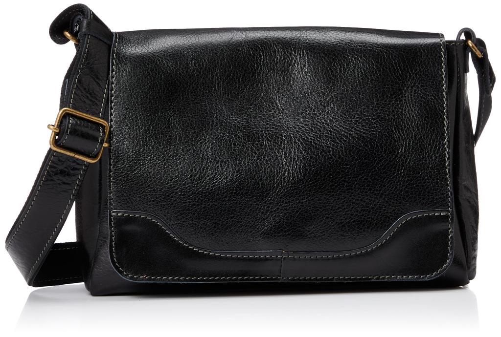 Zeha Leather Shoulder Bag, Lightweight, Multifunctional, Compact, Made in Japan, Himeji Leather, 290-9901, Black