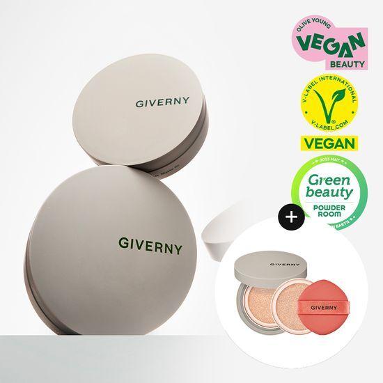Giverny Close-Fit Matte Cushion (Main Product + Refill)
