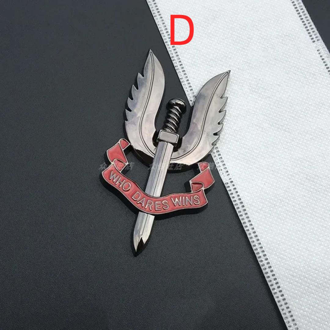 

Универсальная металлическая наклейка с эмблемой SAS для H/onda C/ivic B/uick T/oyota T/RD C/army R/av4 G/olf E90 A8 F/ord Mustang, автомобильный внешний аксессуар D