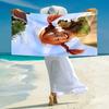1Pc Girl Hair Upside Down Beach Towel Microfiber Beach Towel Thin Absorbent For Beach Swimming Yoga Bath Sports 0917275