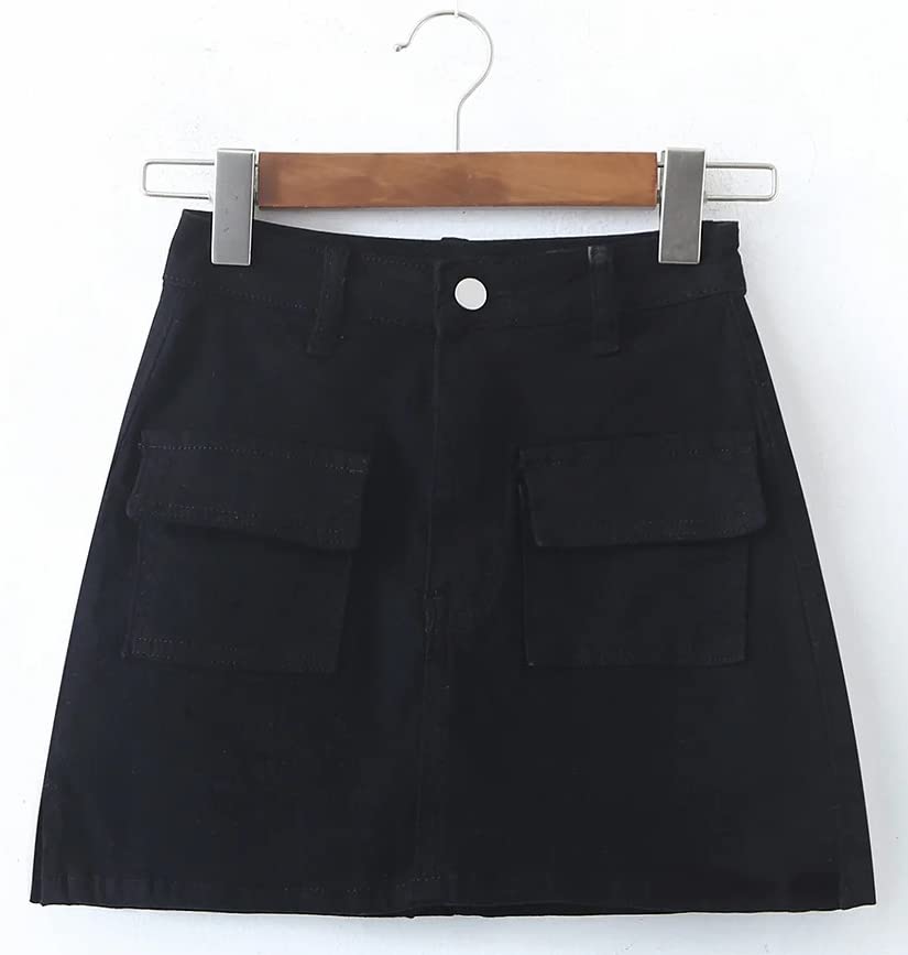Syvent Denim Mini Sexy Tight Mini Denim Short Jeans Skirt Women's High-Waisted Skirt, Skirt, Skirt,
