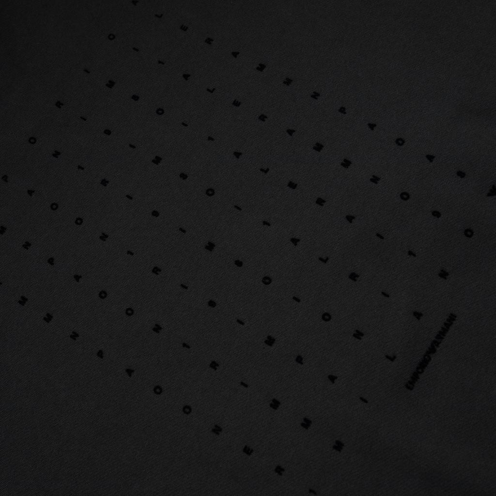 Emporio Armani FW24 Logo Letter Print Crew Neck Long Sleeve Sweatshirt Men Sweatshirt Black 6D1M95-1JTAZ-0999