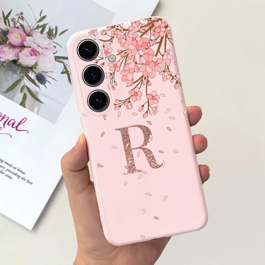 For Samsung Galaxy S24 5G Case SM-S921B Capa Fashion A Z Letters Soft Silicone Back Cover For Samsung S24 Ultra S24+ S 24 Bumper