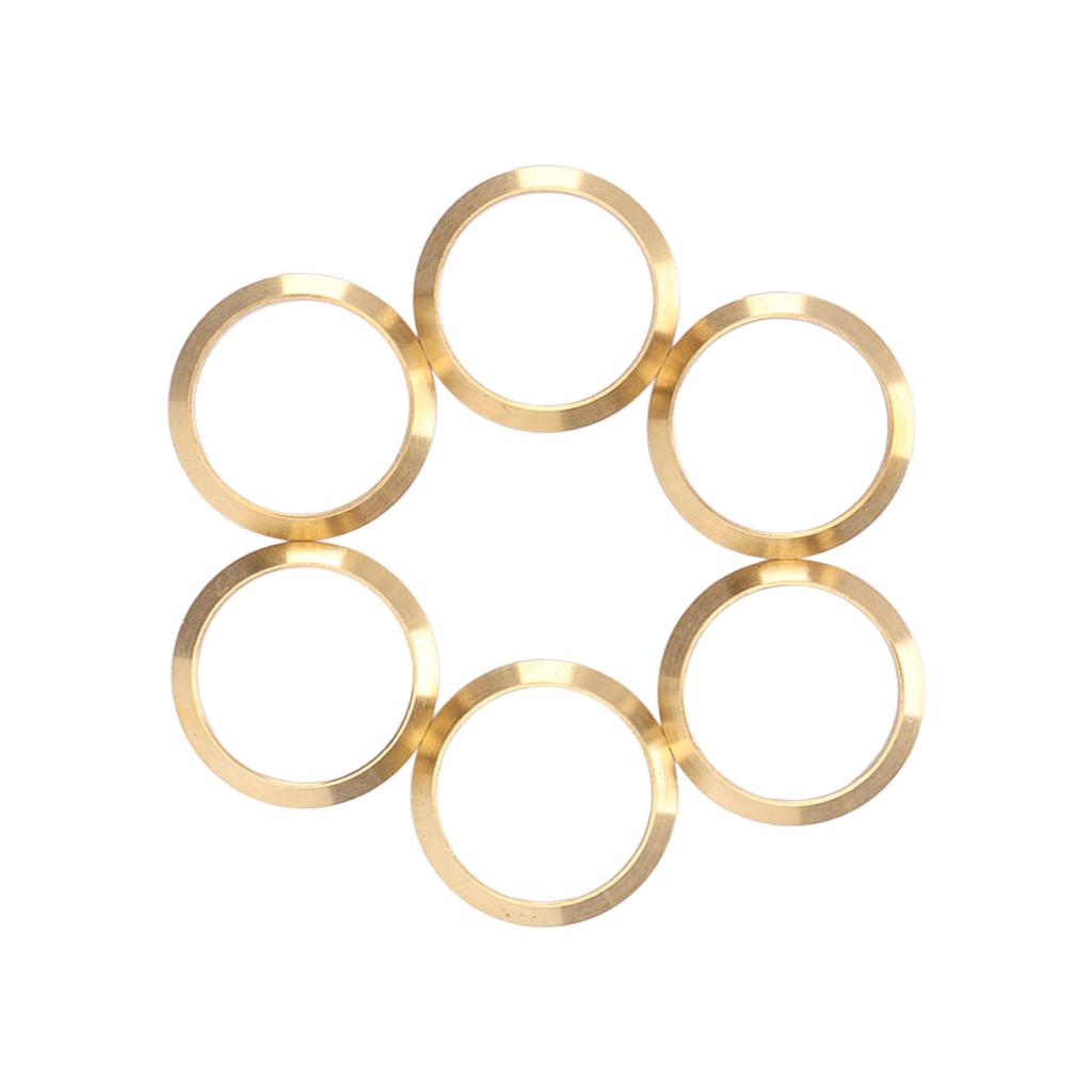 6Pcs IN 14 Nixie Tubes Copper Ring DIY Clock Decorative Rings for IN 14 Nixie Tube Clock