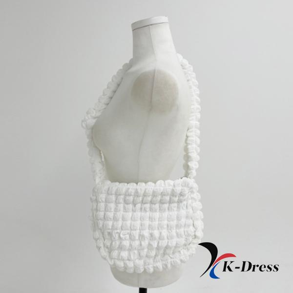 Cloud Bubble Pom-Pom Mini Crossbody Bag (5 Colors)