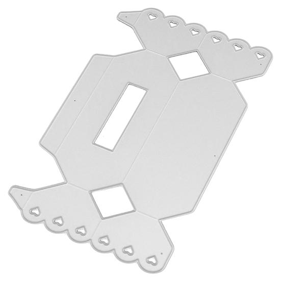 

Коробка для конфет, режущие штампы, сделай сам, скрапбукинг, бумажные карты, изготовление перфораторов, трафаретная форма серебряный