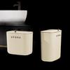 MDNG Cream Style Wall-Mounted Trash Can Set