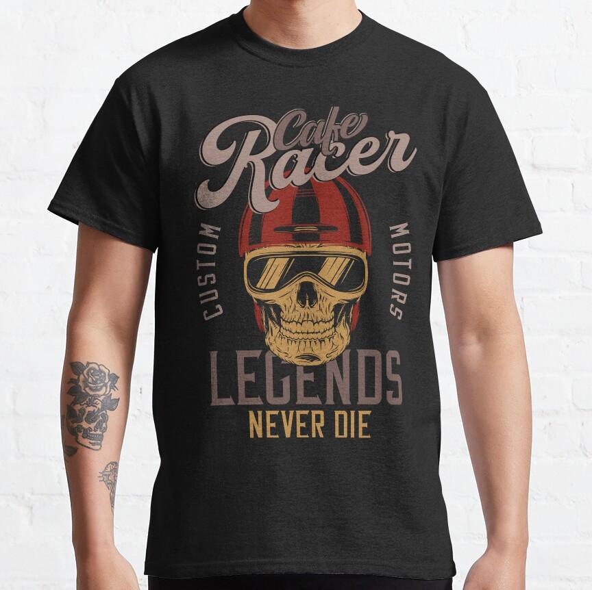 Speed Racer Vintage Classic Motorcycle Racing Genuine Equipment Motor Bike Printed T Shirt 100% Cotton  Plus Size Men's Clothing