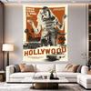 Once Upon A Time In Hollywood Retro Orange Movie Poster