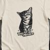 Tiny Menace Grumpy Kitten Shirt and Kids Tshirt Tee T-Shirt and Kids Tshirt Vintage Retro Graphic Tee Funny Cat Lover Gift Y2K Cute Baddie Women