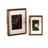 Zwart Walnoot Fotolijst Echt Houten Ronde Hoek Zwenk Tafel 6/7/8 Inch Pen-gatverbinding Fotolijst Huisdecoratie Foto Lijst