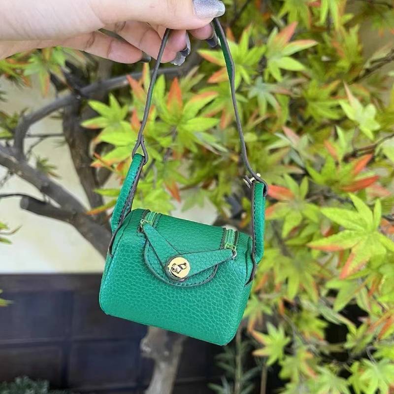 Lindy Cute Bag Pendant With Soft Faux Leather For Keys And Backpack Decor