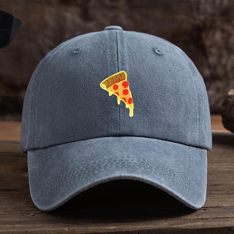 Fun Pizza Printed Baseball Hat for Men and Women Outdoor Fashion Multi functional Fisherman's Hat Trendy Style